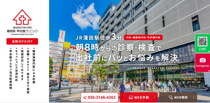 蒲田山田甲状腺