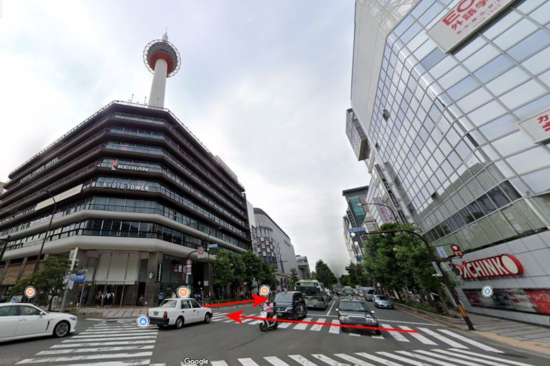 いろはくりにっく　道順　京都