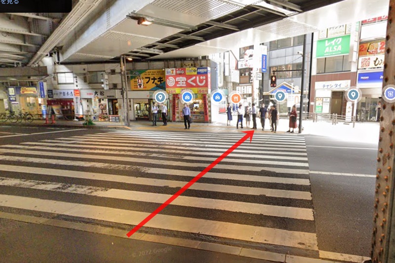 神田駅　ABCクリニック　道順