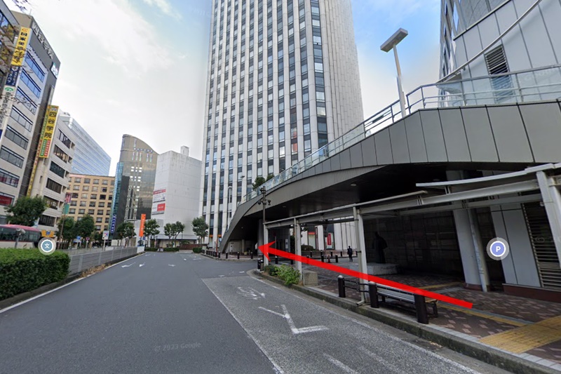 東京ノーストクリニック　横浜駅　順路