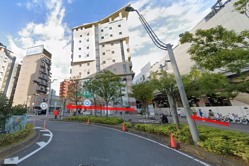 東京上野クリニック千葉医院　千葉駅　順路