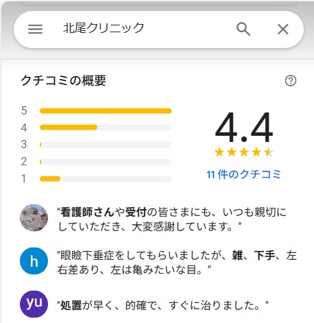 北尾クリニック　京都　口コミ