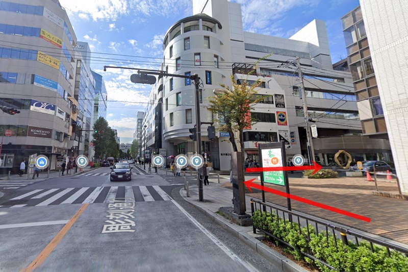 東京ノーストクリニック　横浜駅　順路