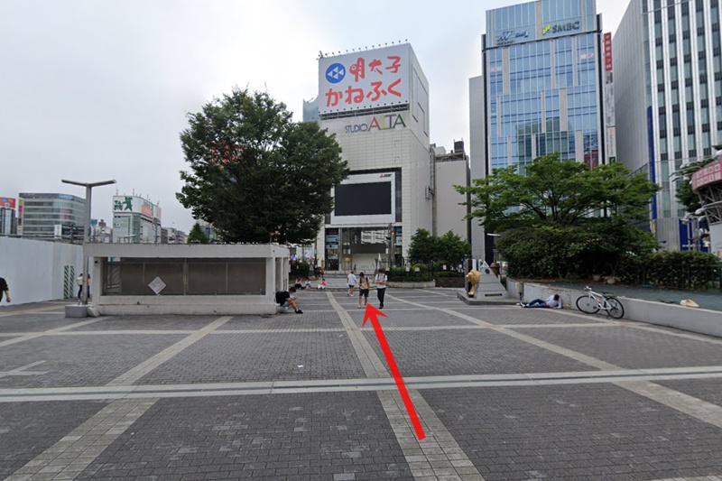 東京ノーストクリニック新宿院　新宿駅　道順