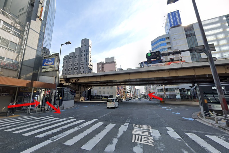 東京ノーストクリニック　梅田院　梅田駅　道順