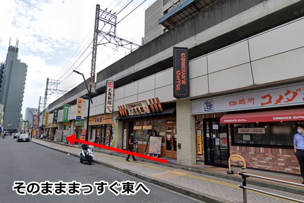 ピラティスＫ亀有店の順路