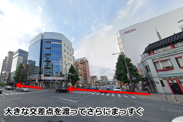 ピラティスＫ高崎店の順路