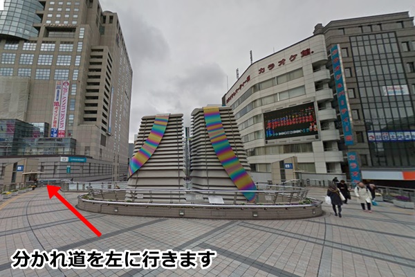 ピラティスk八王子店の順路