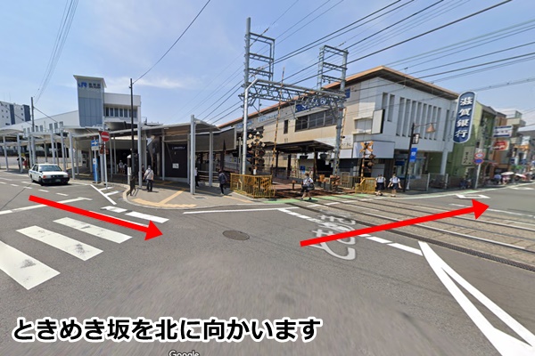 ピラティスK大津テラス店の順路