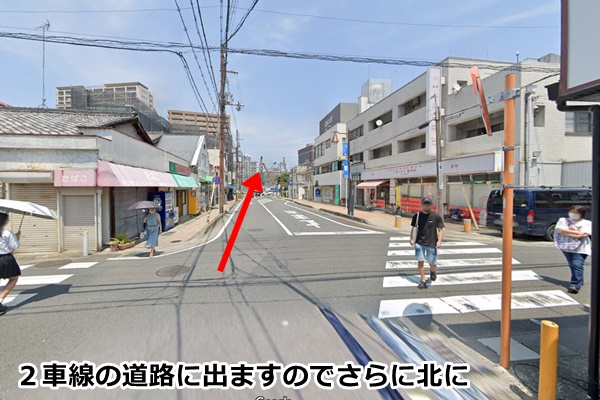 ピラティスK大津テラス店の順路