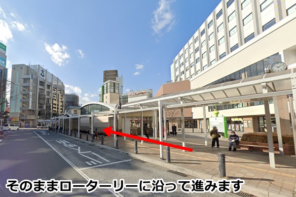ピラティスk和光市店の順路