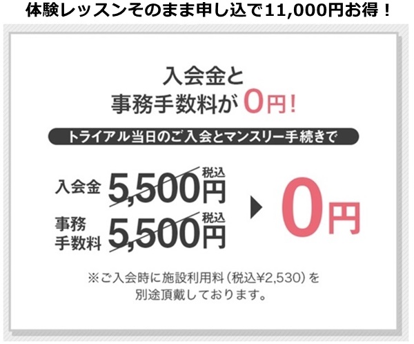 ピラティスK南大沢店の料金