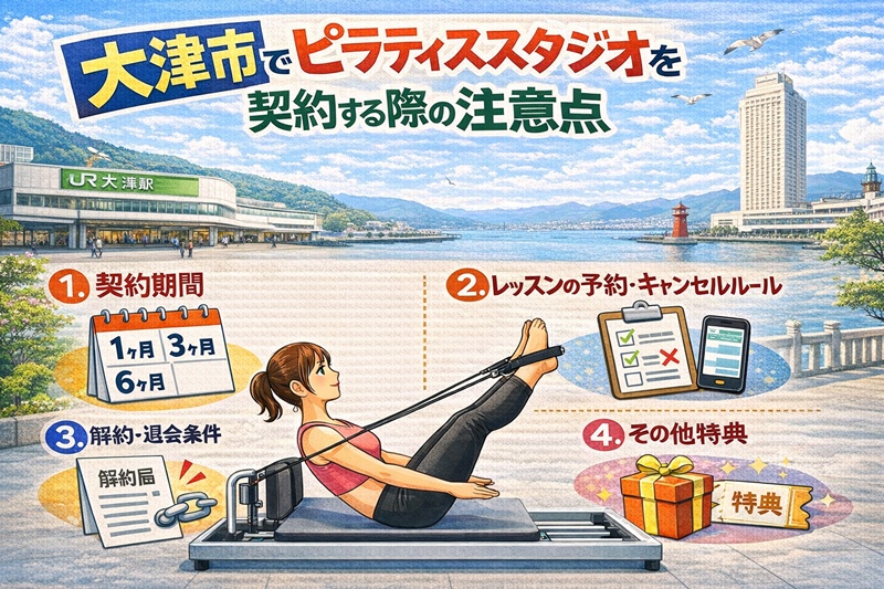 大津でピラティスうスタ時と田恒多賀ら。