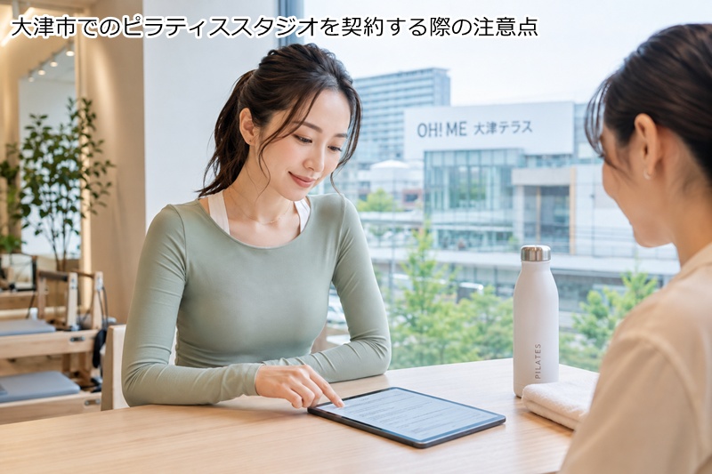 大津市でのピラティススタジオを契約する際の注意点