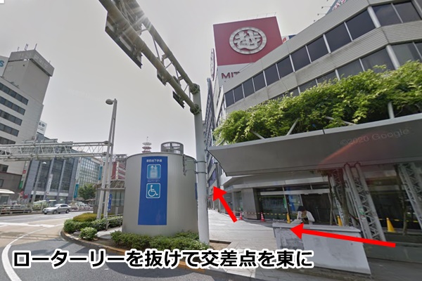 ピラティスＫ千葉店の順路