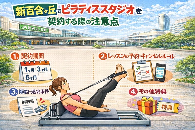 新百合ヶ丘でピラティススタジオを契約する際の注意点