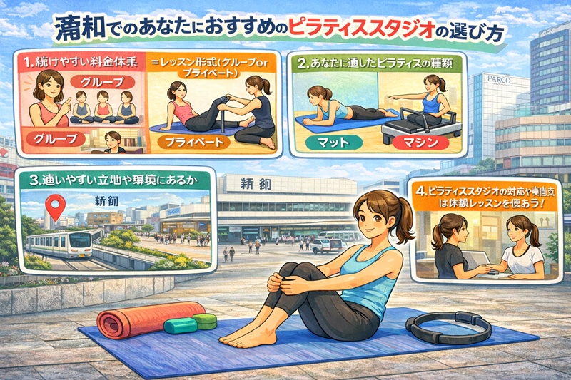 浦和のピラティススタジオの選び方
