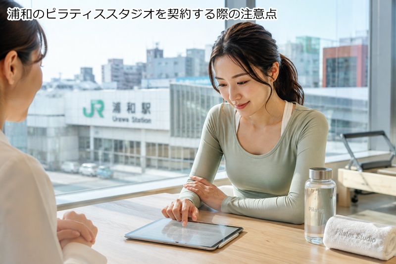 浦和のピラティススタジオを契約する際の注意点