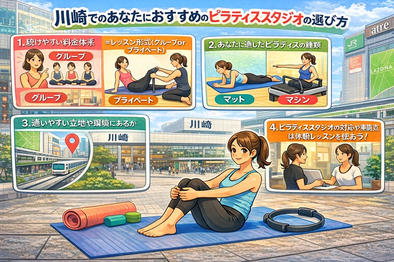 川崎のピラティススタジオの選び方