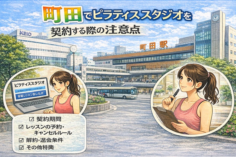 町田でピラティススタジオを決める注意点