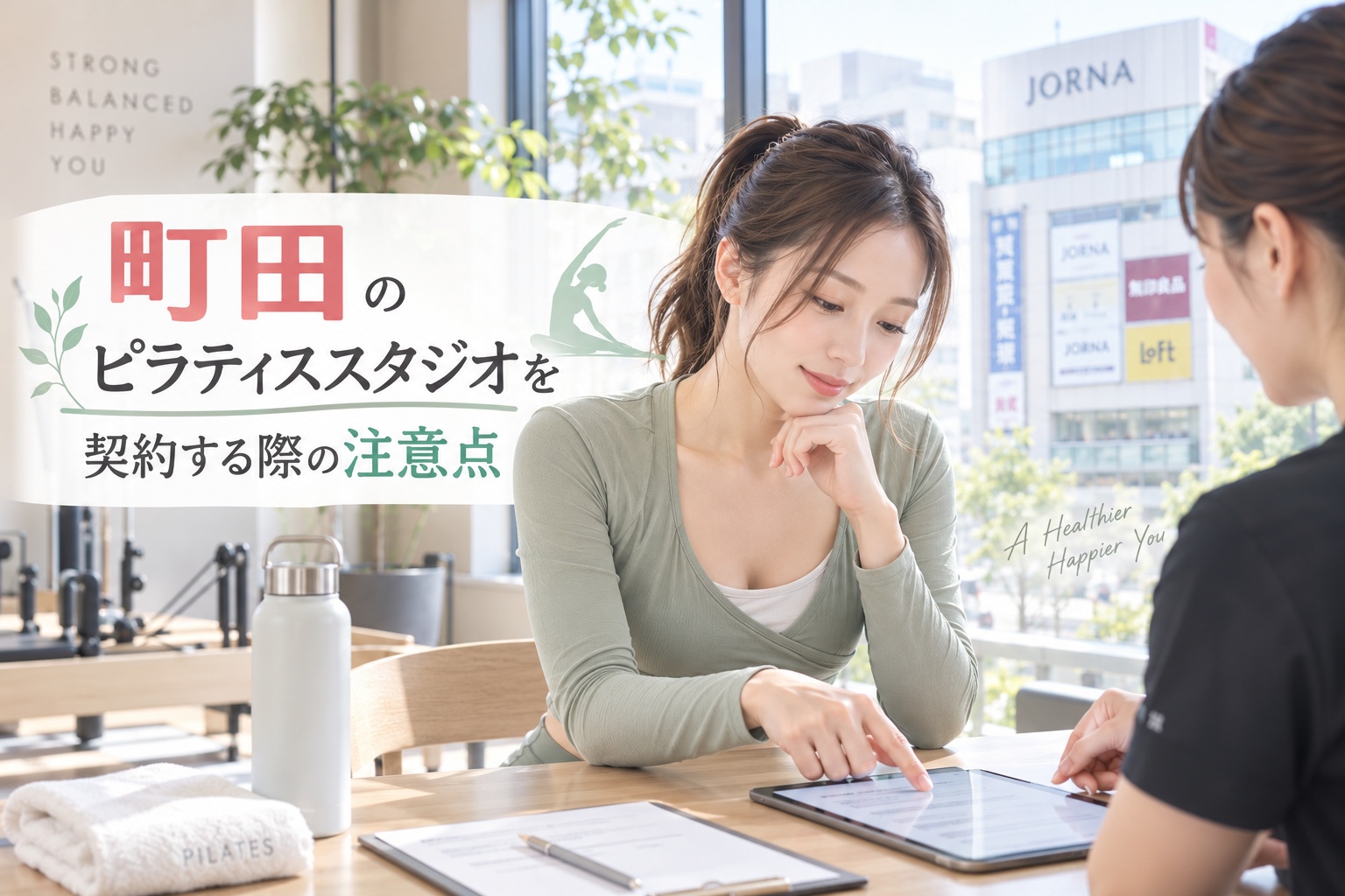 町田のピラティススタジオを契約する際の注意点