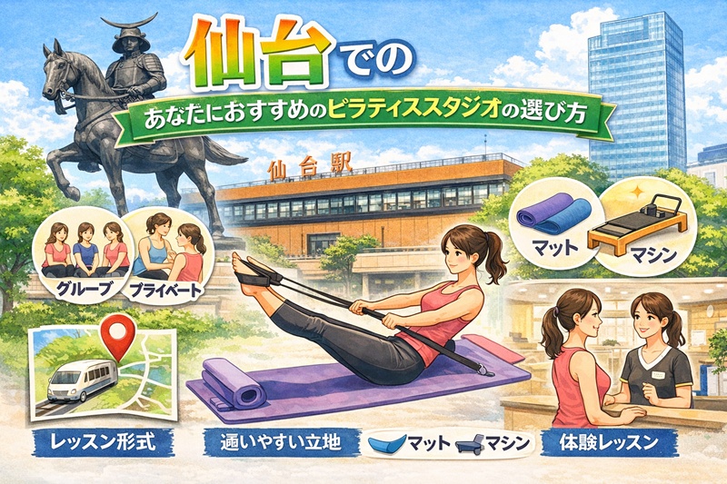 仙台でのピラティススタジオをの選び方