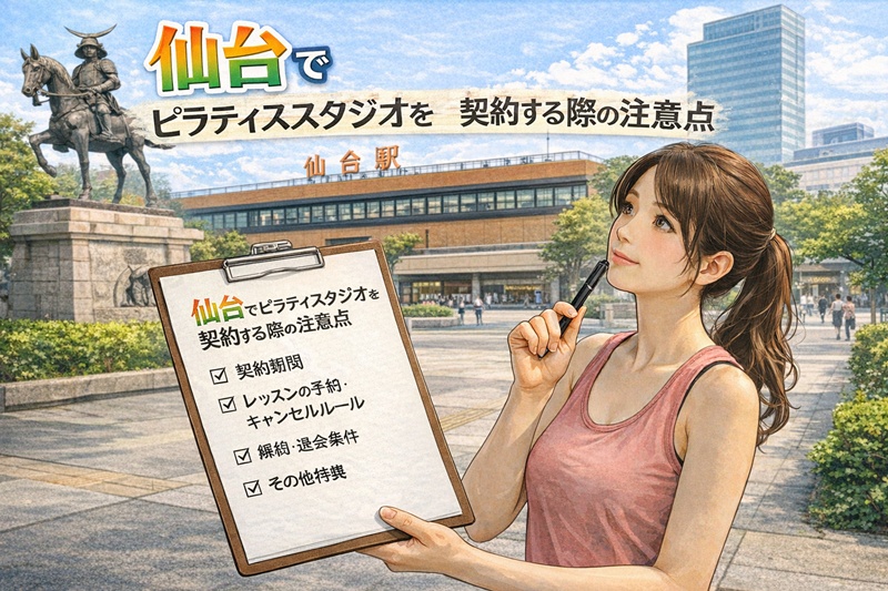 仙台でピラティススタジオを決める注意点