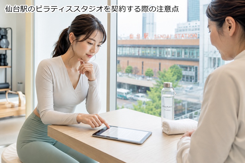 仙台駅のピラティススタジオを契約する際の注意点