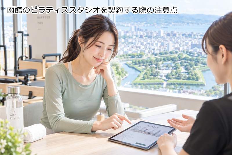 函館のピラティススタジオを契約する際の注意点