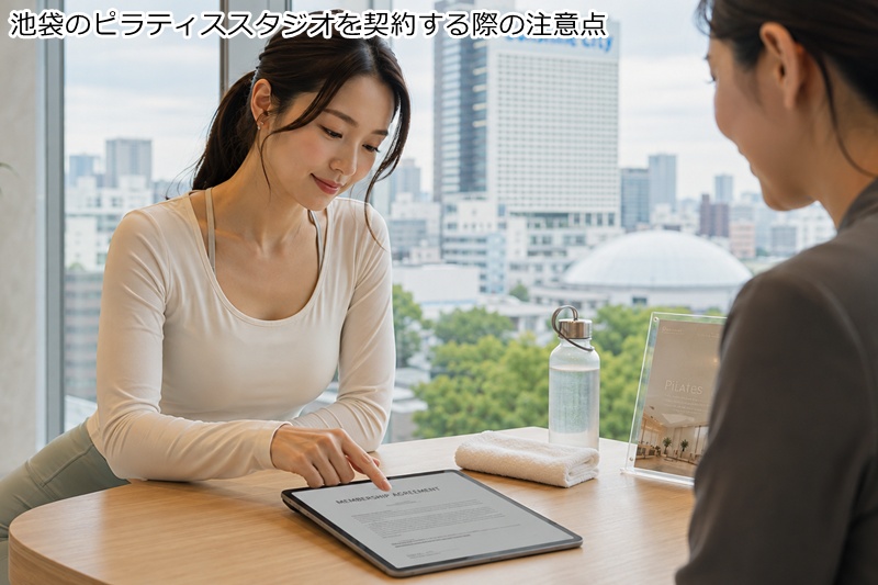 6.池袋のピラティススタジオを契約する際の注意点