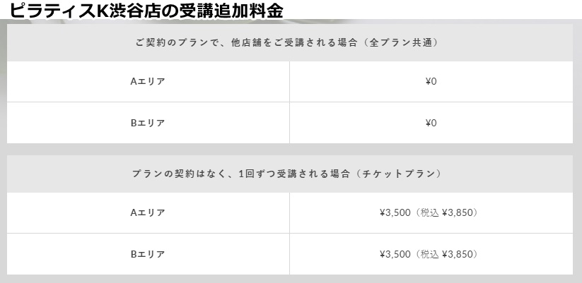ピラティスｋ渋谷店