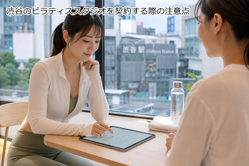 渋谷のピラティススタジオを契約する際の注意点