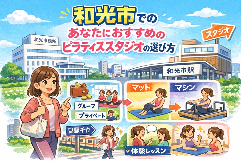 和光市でのあなたにおすすめのピラティススタジオをの選び方