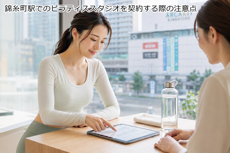 錦糸町駅でのピラティススタジオを契約する際の注意点
