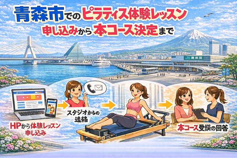青森市で体験レッスンの申し込みから本コースまで