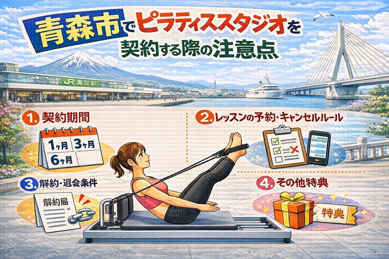 青森でのピラティススタジオの注意点