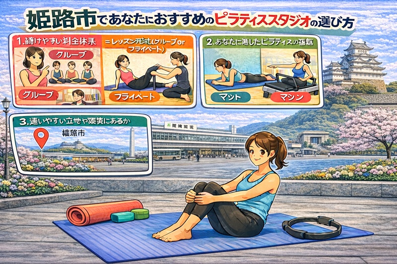 姫路市であたなにおすすめのピラティススタジオの選び方