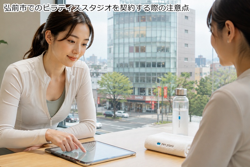 弘前市でのピラティススタジオを契約する際の注意点