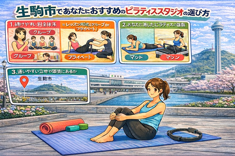生駒市であたなにおすすめのピラティススタジオの選び方
