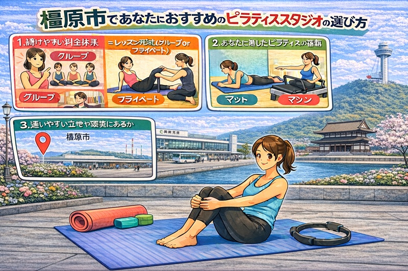 橿原市であたなにおすすめのピラティススタジオの選び方
