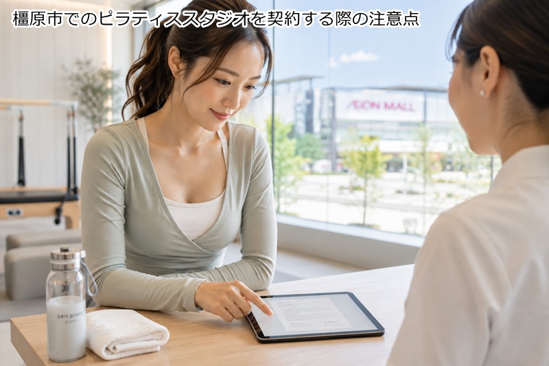 橿原市でのピラティススタジオを契約する際の注意点