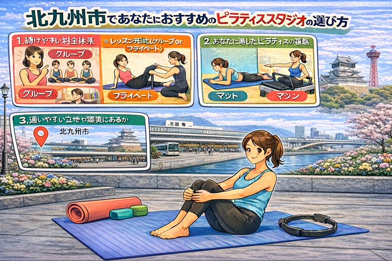北九州市であたなにおすすめのピラティススタジオの選び方