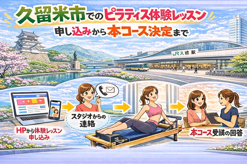 久留米でのピラティススタジオを契約する際の注意点