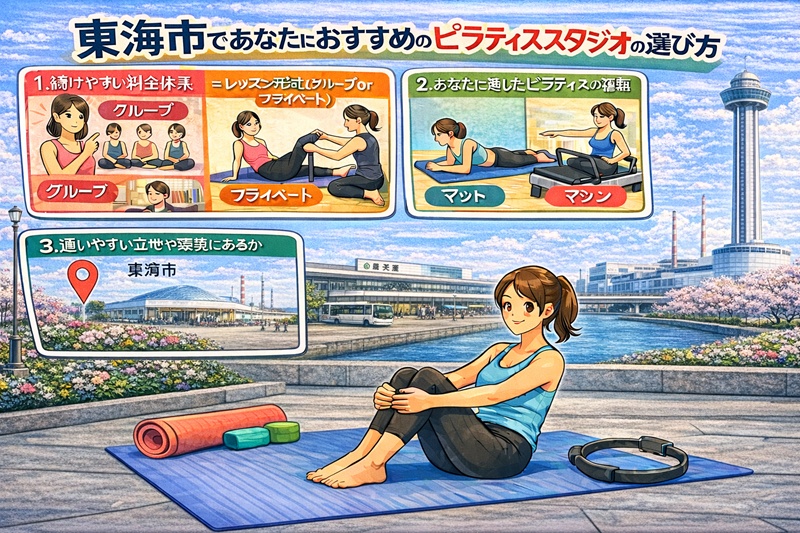 東海市であたなにおすすめのピラティススタジオの選び方