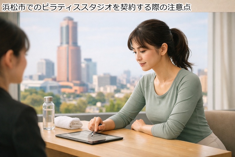 浜松市でのピラティススタジオを契約する際の注意点