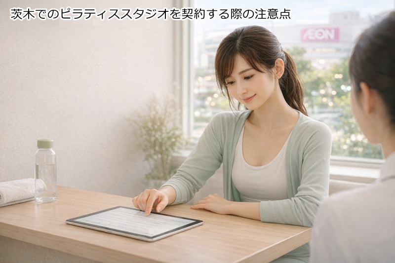 茨木でのピラティススタジオを契約する際の注意点