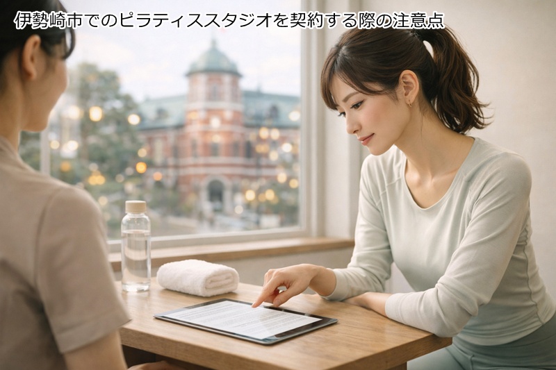 伊勢崎市でのピラティススタジオを契約する際の注意点