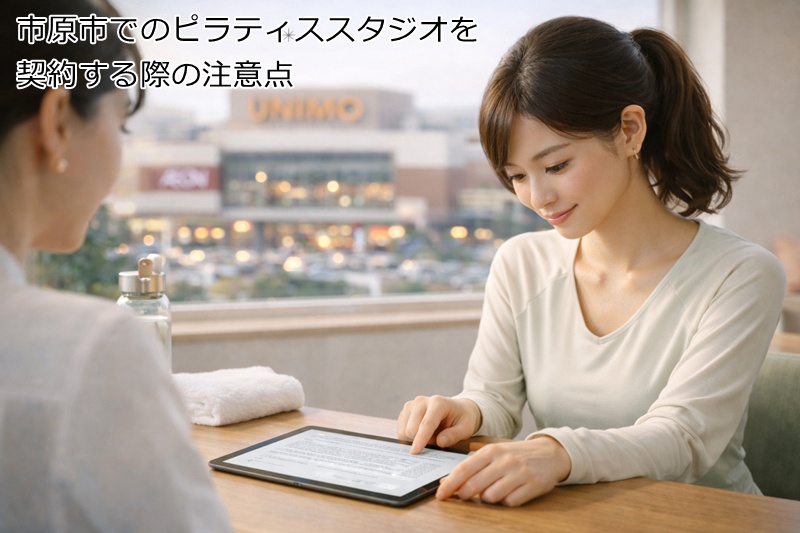 市原市でのピラティススタジオを契約する際の注意点