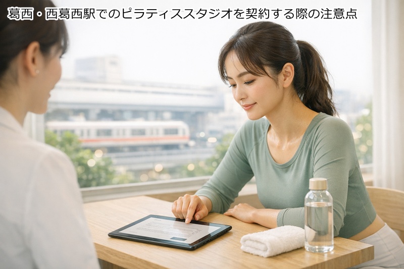 葛西・西葛西駅でのピラティススタジオを契約する際の注意点