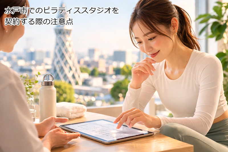 水戸市でのピラティススタジオを契約する際の注意点